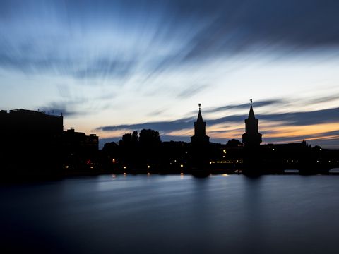 Sonnenuntergang Berlin Friedrichshain