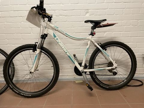 Weißes Fahrrad