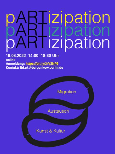 Einladung zum digtalen Barcamp "pARTizipation in Pankow"