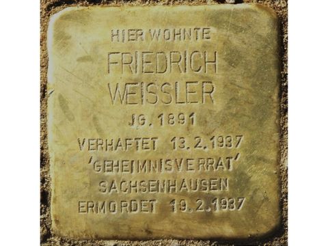 Stolperstein Friedrich Weissler