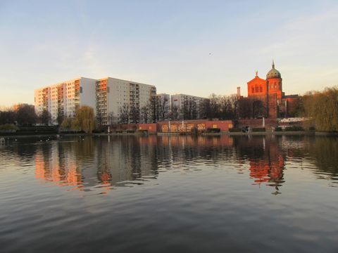 Abendstimmung am Engelbecken