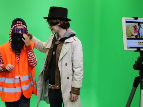 Bildvergrößerung: Green-Screen im meredo