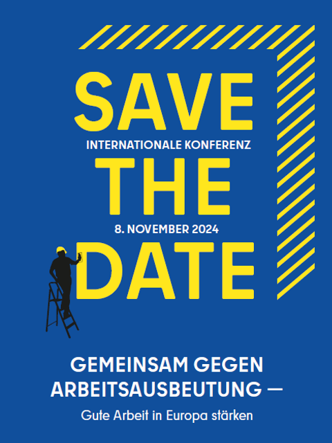 Save the Date - Gemeinsam gegen Arbeitsausbeutung