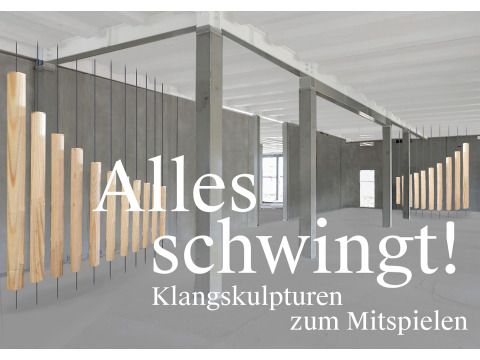 Bildvergrößerung: Entwurfsdarstellung „Alles schwingt! Klangskulptur zum Mitmachen“ von Ulrike Seyboth und Ingo Fröhlich