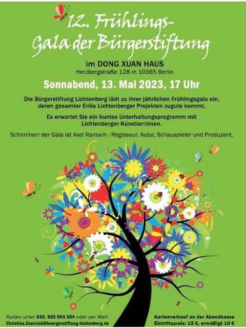 12. Frühlingsgala Bürgerstiftung