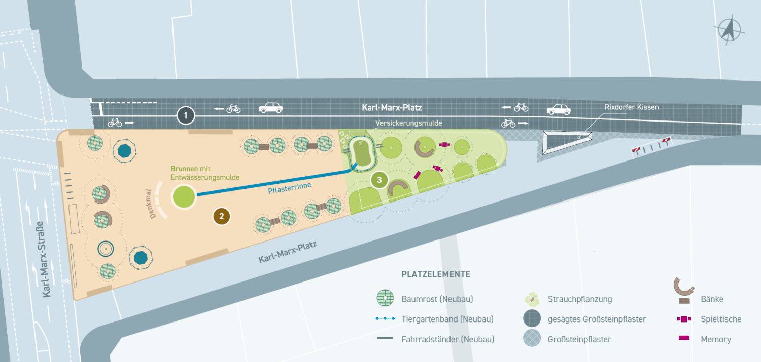 Karl-Marx-Platz Plan