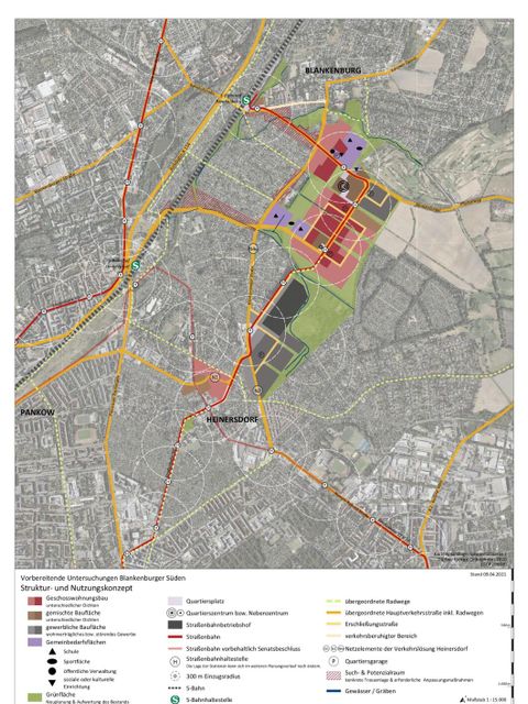 Struktur- und Nutzungskonzept Blankenburger Süden