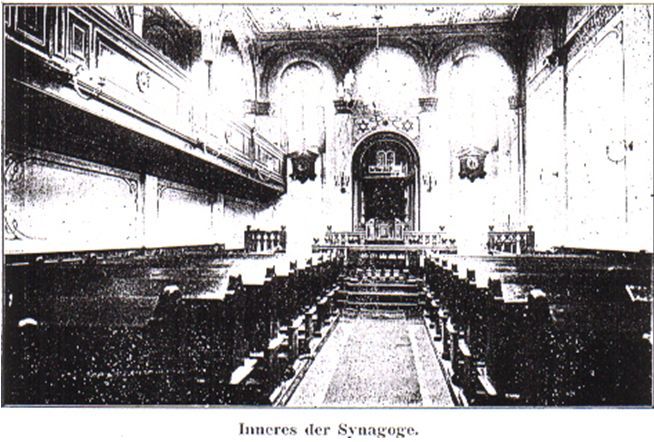 Inneres der Synagoge