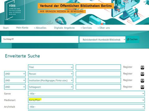 Bildvergrößerung: Suche nach Landkarten auf www.voebb.de