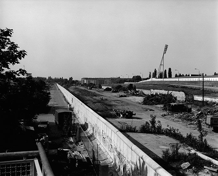 Grenzanlage zwischen Eberswalder Straße und Bernauer Straße, 1989