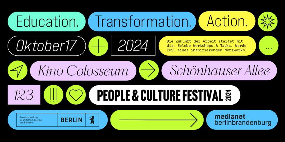 Keyvisual People & Culture Festival 2024