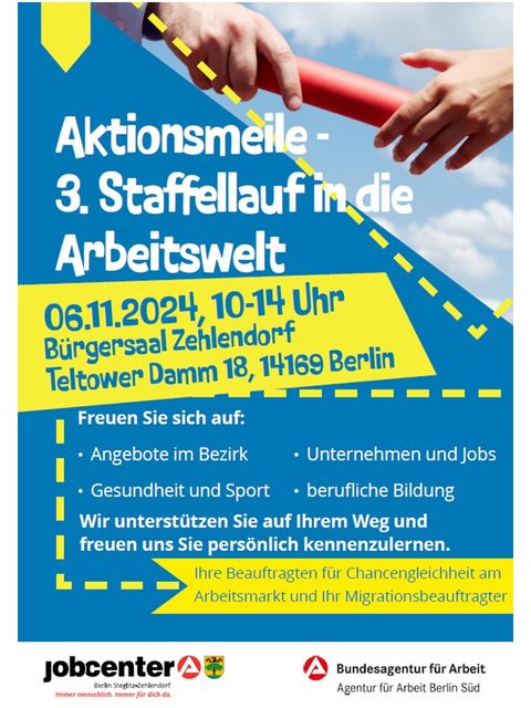 Plakat 3. Staffellauf