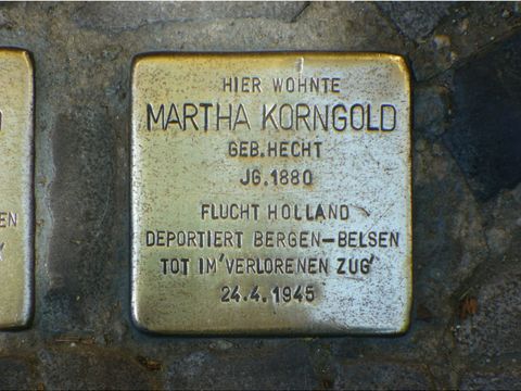 Stolperstein für Martha Korngold