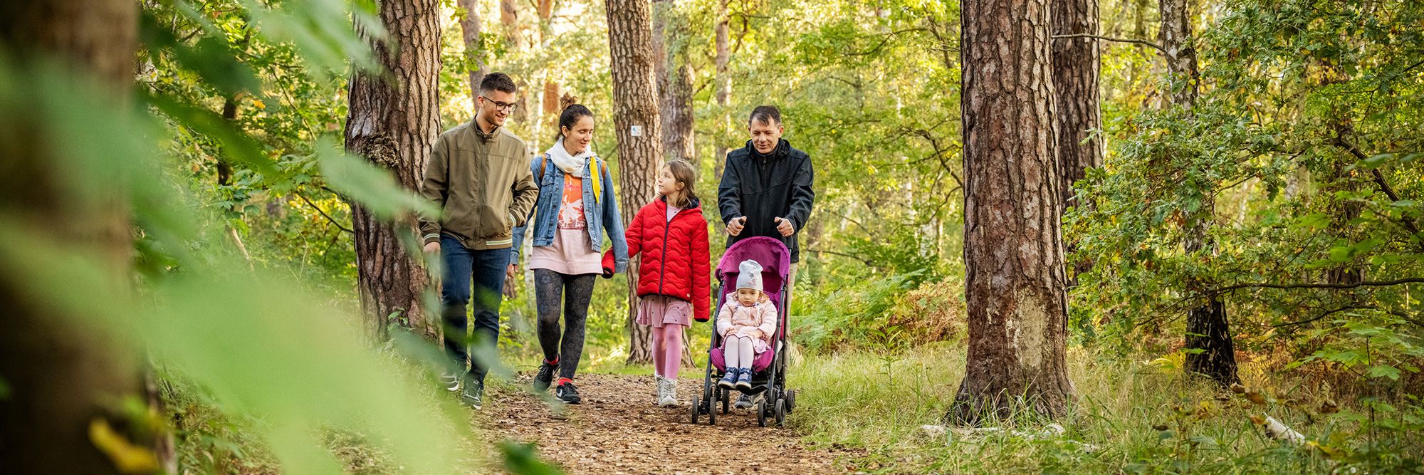 Familie im Grunewald