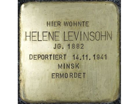 Bildvergrößerung: Stolperstein Helene Levinsohn