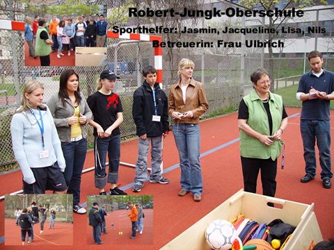 Sporthelfer an der Robert-Jungk-Oberschule