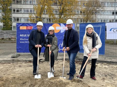 2024 Spatenstich Sporthalle Gustave-Eiffel-Oberschule