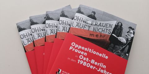 BAB-Broschüre zu oppositionellen Frauen in Ost-Berlin in den 1980-er Jahren