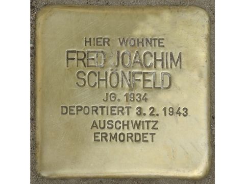 Stolperstein Fred Joachim Schönfeld