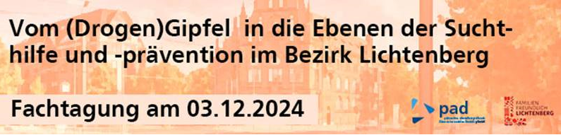 Banner Drogengipfel 2024