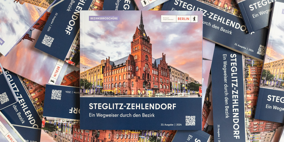 Bezirksborschüre Steglitz-Zehlendorf 2024 - Wegweiser durch den Bezirk
