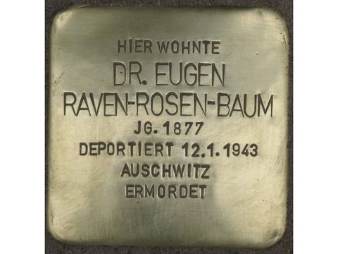 Stolperstein Eugen Raven-Rosen-Baum