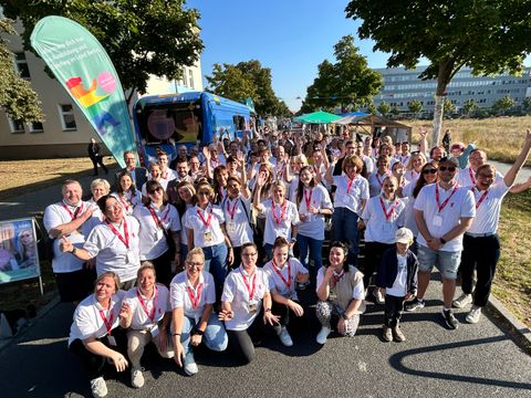 Das Team des Bezirksamtes freut sich auf das Familienfest "Bezirksamt zum Mitmachen"