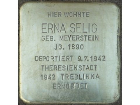 Bildvergrößerung: Stolperstein Erna Selig