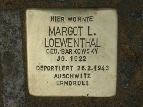 Stolperstein für Margot L. Loewenthal