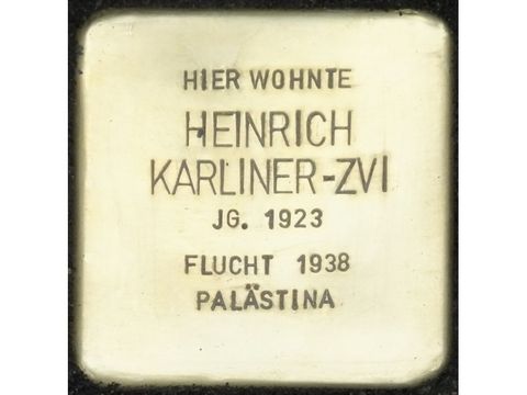 Stolperstein Heinrich Karliner-ZVI