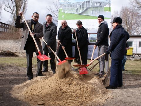 Spatenstich für Baumaßnahme mit dem VIP