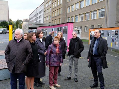 Das Präsidium des Bundestags auf dem Campus für Demokratie