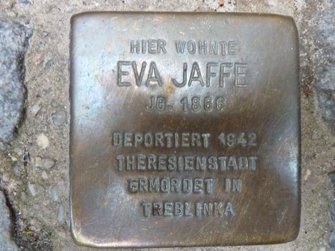 Stolperstein für Eva Jaffé, 17.8.2010