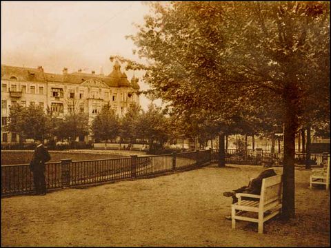 Sitzplatz im Norden, Postkarte, 1930