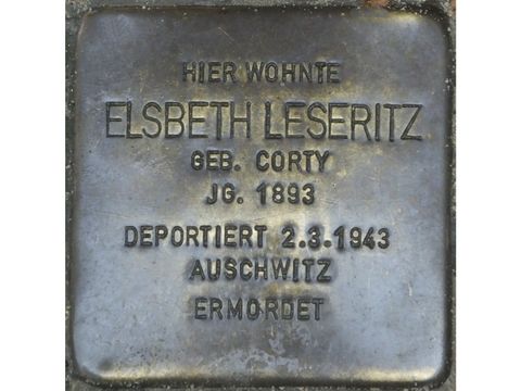 Stolperstein Elsbeth Leseritz, Foto:H.-J. Hupka, 2014