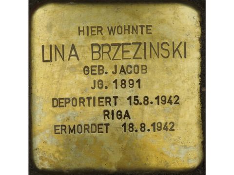 Stolperstein Lina Brzezinski