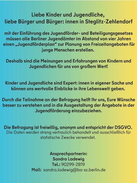 Bildvergrößerung: Flyer Rückseite: Jugend-Beteiligungs-Wochen