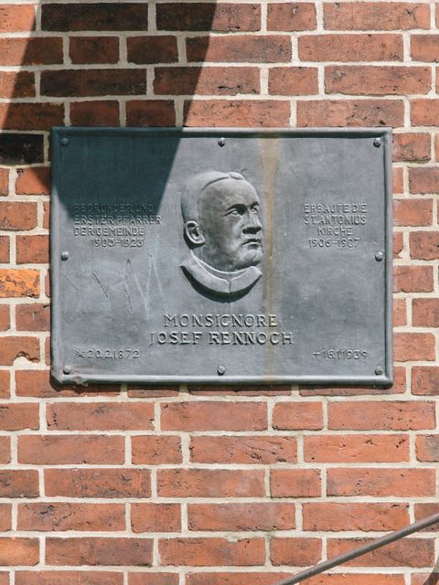 Bildvergrößerung: Gedenktafel für Josef Rennoch