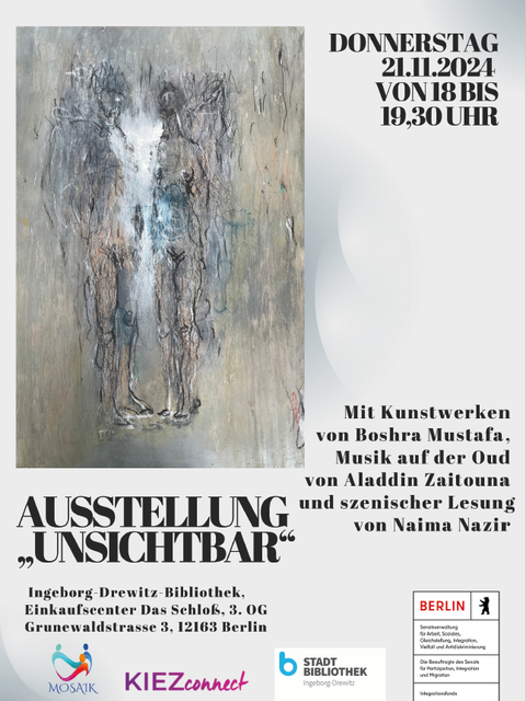 Bildvergrößerung: Plakat zur Ausstellung „Unsichtbar“