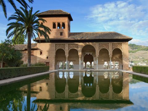 Torre de Las Damas der Alhambra, Granada, Andalusien Spanien