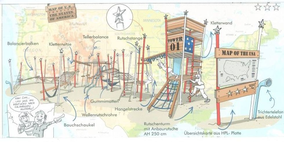 Wettbewerbsbeitrag zum Bauvorhaben Spielplatz US-Berlin-Brigade