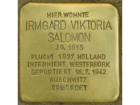 Irmgard Viktoria Salomon - Aßmannshauser Straße 10a