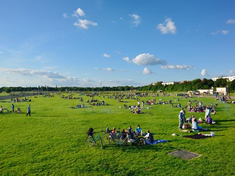 Picknick auf dem Tempelhofer Feld