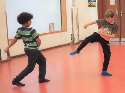 Capoeira-Workshop beim Tag der offenen Tür