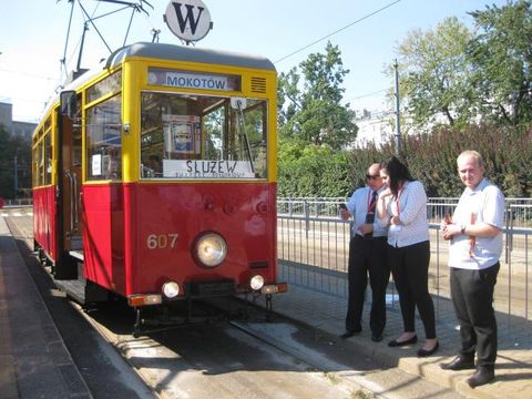 Bildvergrößerung: Straßenbahn in Mokotów