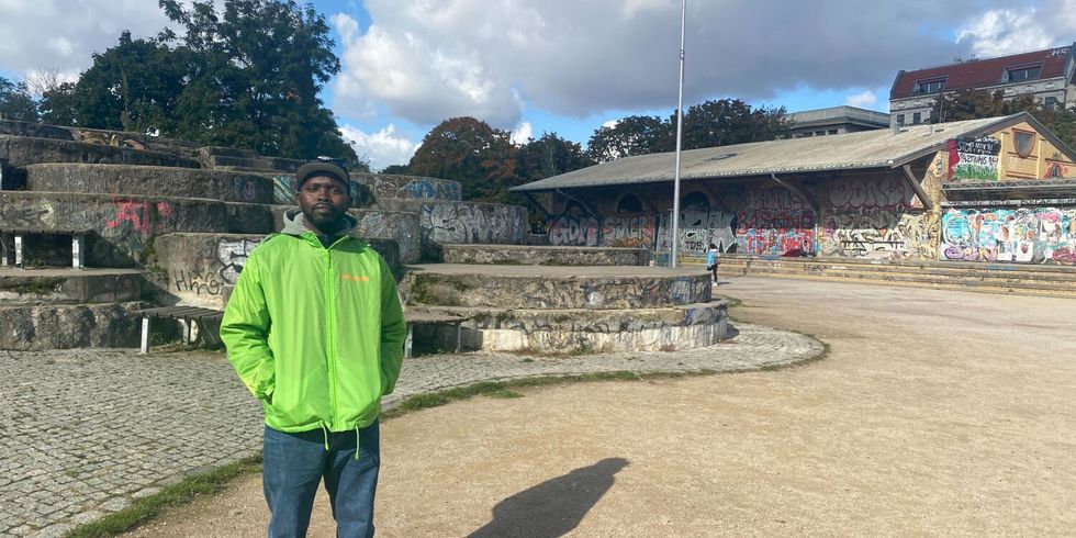 Parkläufer Ibrahima „Papus“ Sow im Görlitzer Park