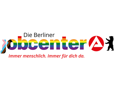 2406 Pride Logo die Berliner Jobcenter 4:3
