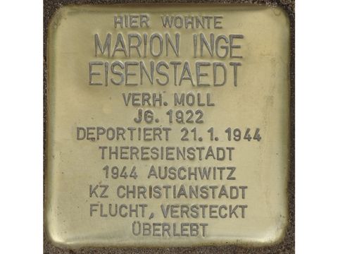 Stolperstein Marion Inge Eisenstaedt - Trautenaustraße 9