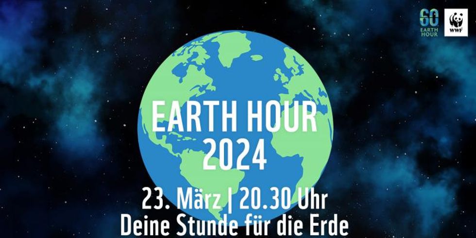 Earth Hour 2024 - Banner zum Mitmachen