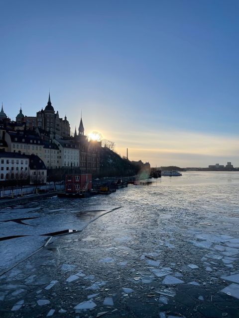 Bildvergrößerung: Sonnenuntergang in Stockholm